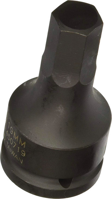 PG160 - DR. 3/4" DR. 19 MM POUR DOUILLE D’IMPACT POUR TOURNEVIS HEXAGONAL
