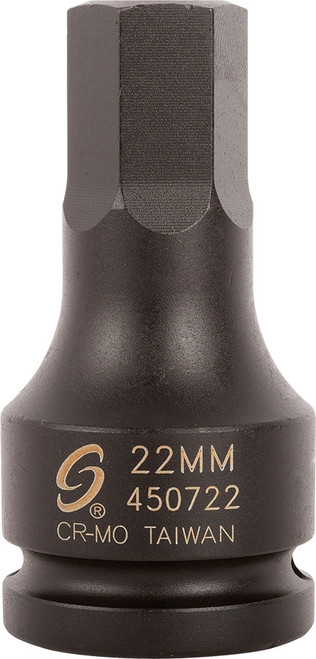 PG153 - DR. 3/4" DR. 22 MM DOUILLE À IMPACT