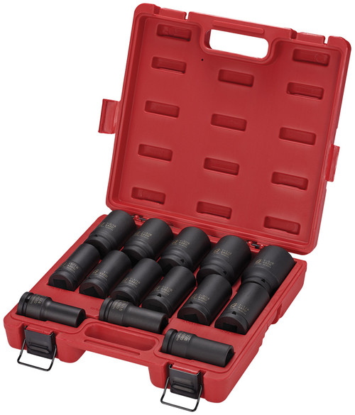 PG150 - 14-PC 3/4" DR. 6 PT. SAE DEEP IMPACT SOCKET SET