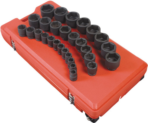 PG141 - 29-PC PRISE 3/4" ENSEMBLE DE DOUILLES À IMPACT STANDARD SAE