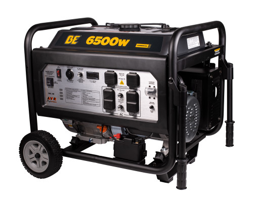 6,500 WATT ELECTRIC START PORTABLE GENERATOR, 389CC, 25L FUEL TANK