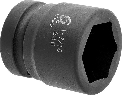 PG153 - 1" DRIVE, 1-7-16", 6 POINT STANDARD IMPACT SOCKET