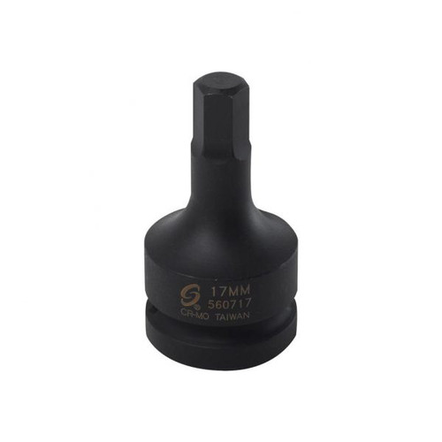 1" Dr Hex Driver Socket 17MM