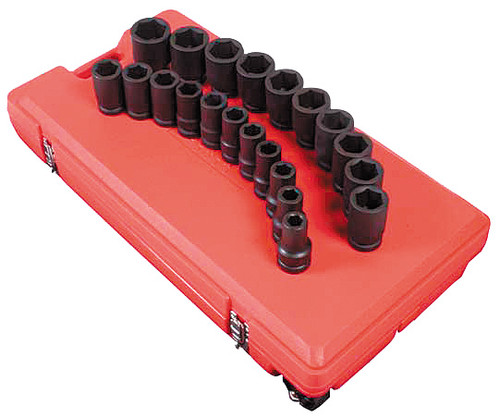 PG150 - 21-PC 1" DRIVE SAE DEEP IMPACT SOCKET SET