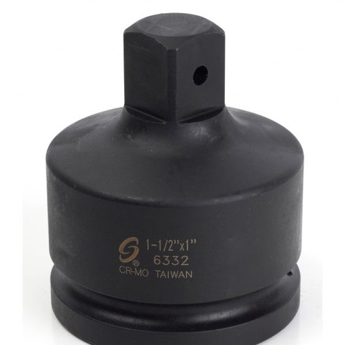 1-1/2" Dr. Female x 1" Square Dr. Male w/Pin Hole