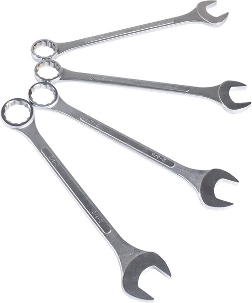 PG163 - 4 PC. ENSEMBLE DE CLÉS COMBINÉES SUPER JUMBO SAE