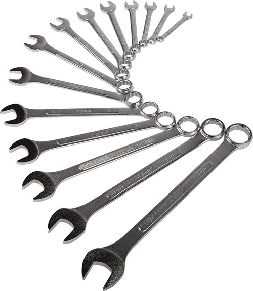 PG163 - SAE RAISED PANEL COMBINATION WRENCH SET