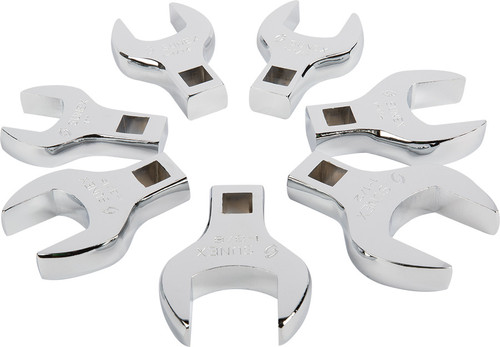 PG162 - ENSEMBLE DE CLÉ DR. JUMBO SAE CROWFOOT DE 7 PIÈCES 1/2"