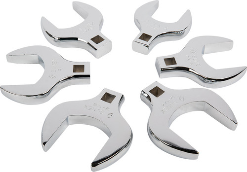 PG169 - 6-PC 1/2" DR. JUMBO SAE CROWFOOT WRENCH SET