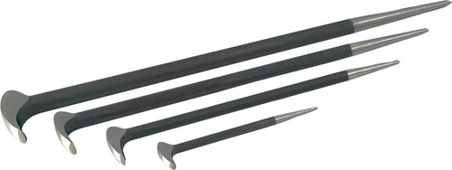PG194 - 4-PC PRY BAR SET, HOOK & POINT DESIGN