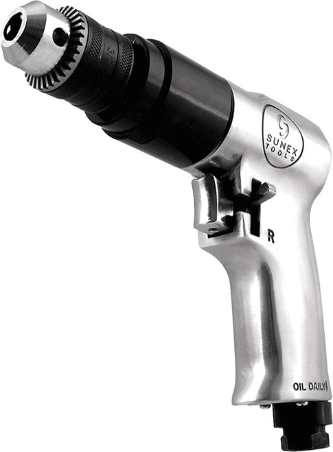 PG75 - 3/8" REVERSIBLE AIR DRILL WITH JACOBS® CHUCK
