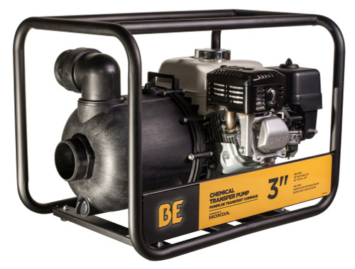 PG243 - POMPE DE TRANSFERT CHIMIQUE DE 3" AVEC MOTEUR HONDA GX200, 265 GPM