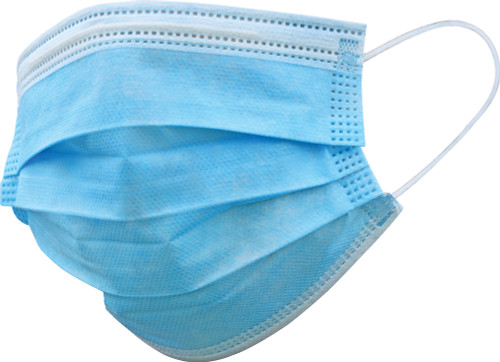 MASQUES FACIAUX JETABLES À 3 COUCHES AVEC "NT NASAL RÉGLABLE, BOÎTE DE 50 MASQUES