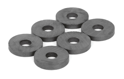 6 pc. 3/4 in. Ceramic Magnetic Discs