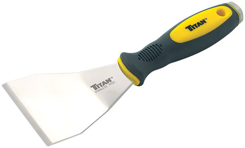 PG124 - 3 PO. GRATTOIR EN ACIER INOXYDABLE DÉCALÉ