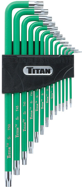 PG160 - 13 PC. EXTRA LONG TAMPER RESISTANT STAR KEY SET