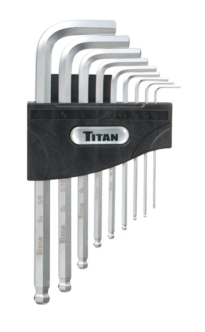9 pc.  Ball End SAE Hex Key Set