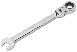 9/16 in. 12 pt. Flex-Head Ratcheting Combination Wrench