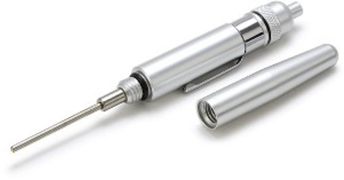 PG292 - PRECISION STEEL NEEDLE OILER WITH PUSH BUTTON DELIVERY, 5-5/8" AOL, 15MM VOLUME