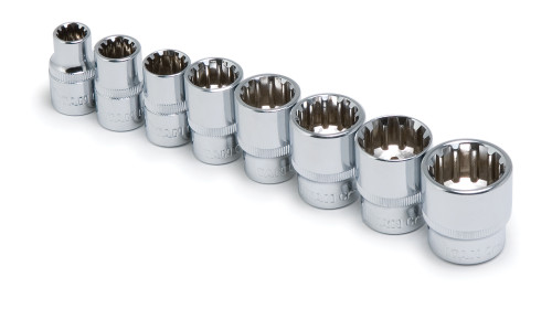8 pc. 3/8 in. Drive Metric Spline Set