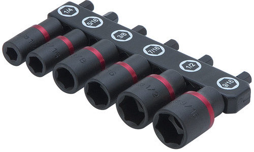 PG182 - 6 PC. SAE NUT DRIVER SET