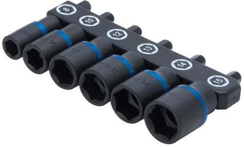 PG168 - 6 PC. METRIC NUT DRIVER SET