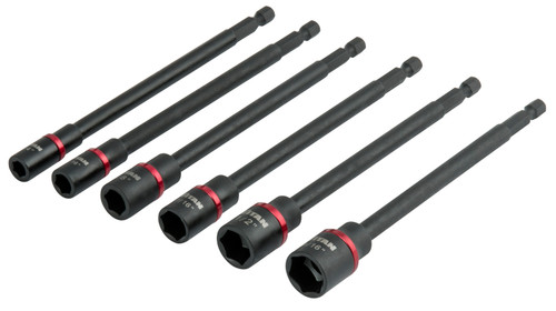6 pc. 6 in. SAE Impact Nut Driver Set - 15240