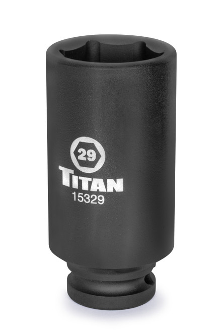 29 mm 1/2 in. Drive 6 pt. Axle Nut Socket