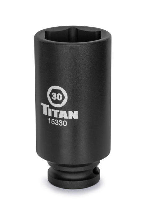 30 mm 1/2 in. Drive 6 pt. Axle Nut Socket
