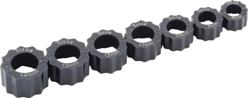 7-PC RÉUTILISABLE BOULON EXTRACTEUR DE BOULON ENDOMMAGÉ ENSEMBLE, 8MM-14MM (S’ADAPTE ÉGALEMENT 5/16, 7/16 & 9/16 IN)