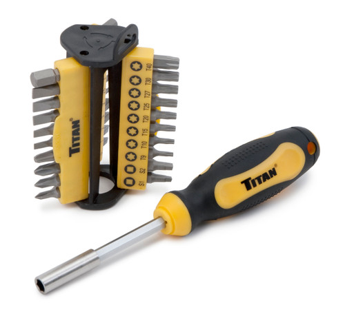 31 pc. Ensemble de tournevis multi-bits