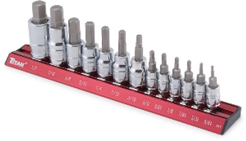 13 pc. SAE Hex Bit Socket Set 13 pc. SAE Hex Bit Socket Set