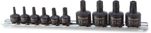 PG151 - 10 PC. TAMPER RESISTANT STUBBY STAR BIT SOCKET SET