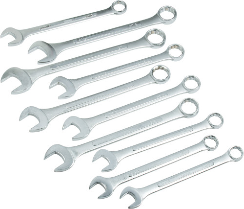 PG156 - 10 PC. 12 PT. JUMBO SAE COMBINATION WRENCH SET