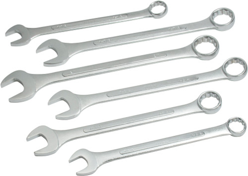 PG156 - 6 PC. 12 PT. SAE JUMBO COMBINATION WRENCH SET