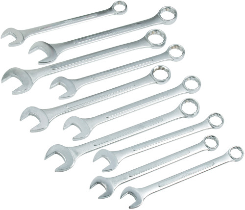 PG156 - 10 PC. 12 PT. METRIC JUMBO COMBINATION WRENCH SET