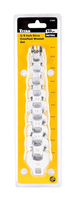 10 pc. 3/8in. Dr MM Crowsfoot Wrench Set