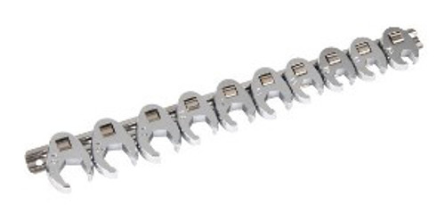 10 pc. 3/8 in. Drive MM Flare Nut Crowsfoot Wrench Set 10 pc. 3/8 in. Drive MM Flare Nut Crowsfoot Wrench Set