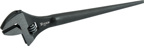 PG163 - 8" LONG ADJUSTABLE CONSTRUCTION WRENCH WITH TAPERED HANDLE, 1-1/8" OPENING