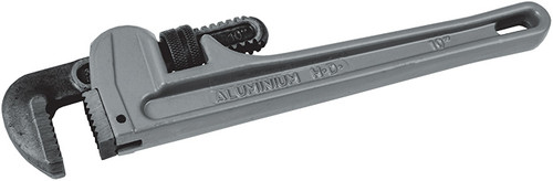 PG158 - 10 PO. CLÉ À TUYAU DROITE EN ALUMINIUM