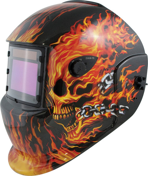 PG330 - WELDING HELMET ADF FLAMES