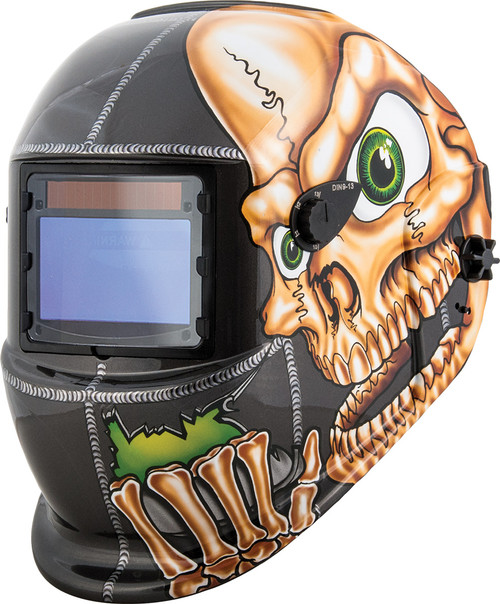 PG332 - CASQUE DE SOUDAGE NOIR AUTOMATIQUE ALIMENTÉ À L’ÉNERGIE SOLAIRE