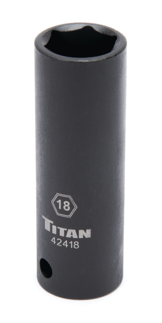18 mm 1/2 in. Drive 6 pt. Metric Impact Socket
