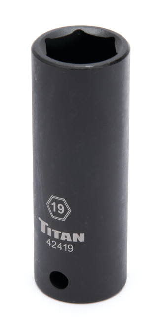 19 mm 1/2 in. Drive 6 pt. Metric Impact Socket