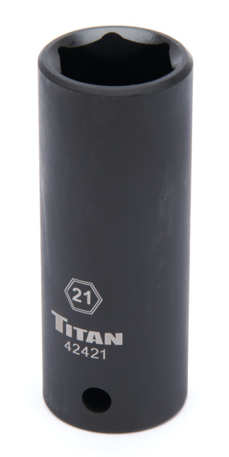 21 mm 1/2 in. Drive 6 pt. Metric Impact Socket