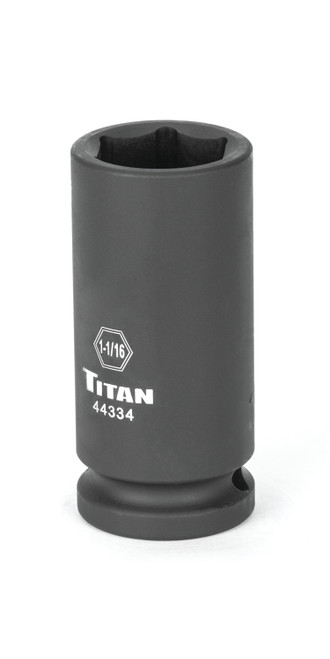 1-1/16 po. 3/4 po. Lecteur 6 pt. Deep Impact Socket