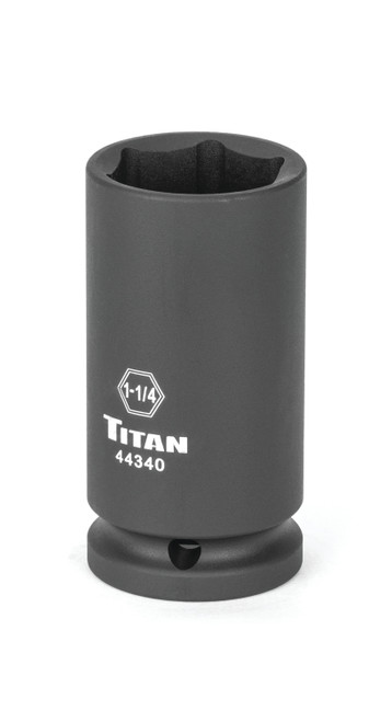 1-1/4 po 3/4 po. Lecteur 6 pt. Deep Impact Socket