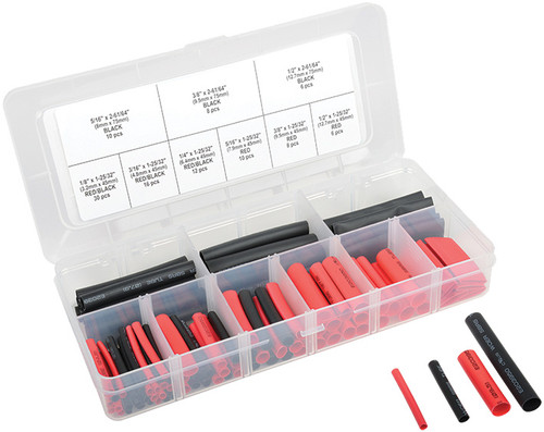 PG291 - 106-PC DUAL-WALL HEAT SHRINK TUBE ASSORTMENT