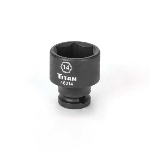 14 mm 1/4 in. Drive 6 pt. Standard Impact Socket