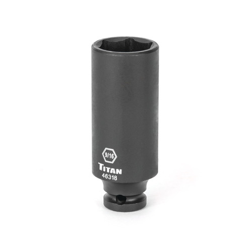 9/16 in. 1/4 in. Drive 6 pt. Deep Impact Socket